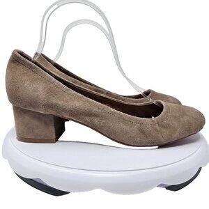 Jeffrey Campbell x Free People Bitsie Heels Nude Suede Pumps Women’s Size 9
